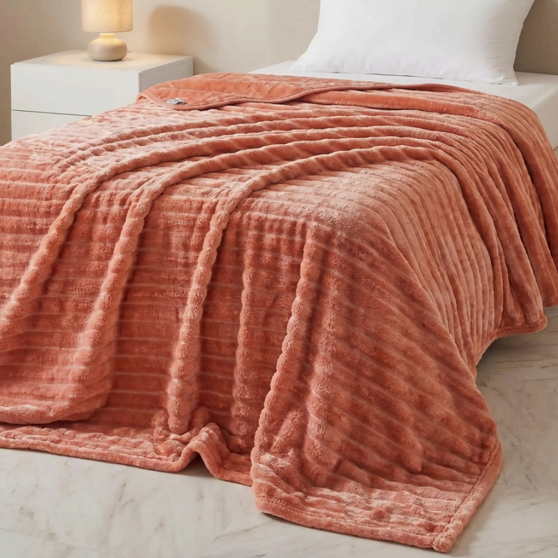 Κουβέρτα Βελουτέ Μονή 160x220 001087011Χ9