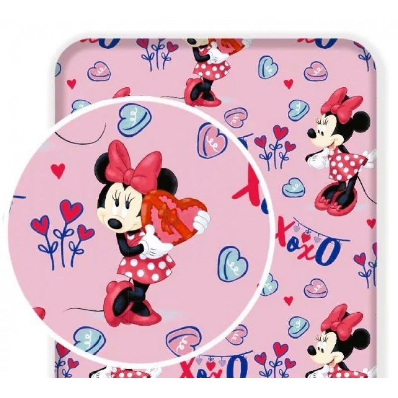 Disney σετ 2τμχ σεντόνι μονό 90 Χ 2,00 + 25 με λάστιχο & μαξιλαροθήκη 50 Χ 70 μονόχρωμη 00711501Σ12Χ6