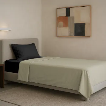 Σετ σεντόνια 3τμχ μονά 170x270 - 110x200+35 Βαμβακερά 100% μονόχρωμα 007445011Χ80-85