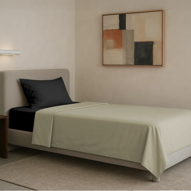 Σετ σεντόνια 3τμχ μονά 170x270 - 110x200+35 Βαμβακερά 100% μονόχρωμα 007445011Χ80-85