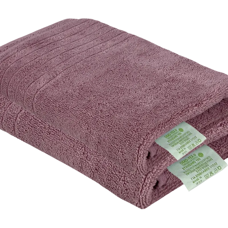 Σετ 2τμχ Πετσέτες Προσώπου 50 Χ 90 και Μπάνιου 70 Χ 140 600γρ Πενιέ Βαμβακερές 100% 002194011Χ6