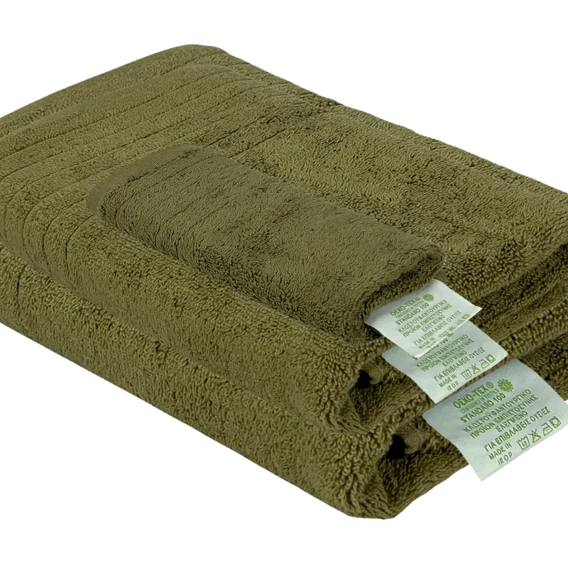 Σετ 3τμχ Πετσέτες Προσώπου 50 Χ 90 - Μπάνιου 70 Χ 140 - Χεριών 30 Χ 45 600γρ Πενιέ Βαμβακερές 100% 002195011Χ11