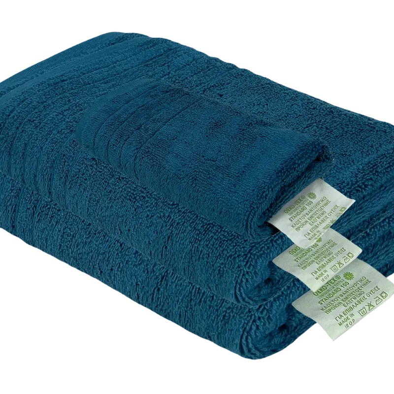 Σετ 3τμχ Πετσέτες Προσώπου 50 Χ 90 - Μπάνιου 70 Χ 140 - Χεριών 30 Χ 45 600γρ Πενιέ Βαμβακερές 100% 002195011Χ2