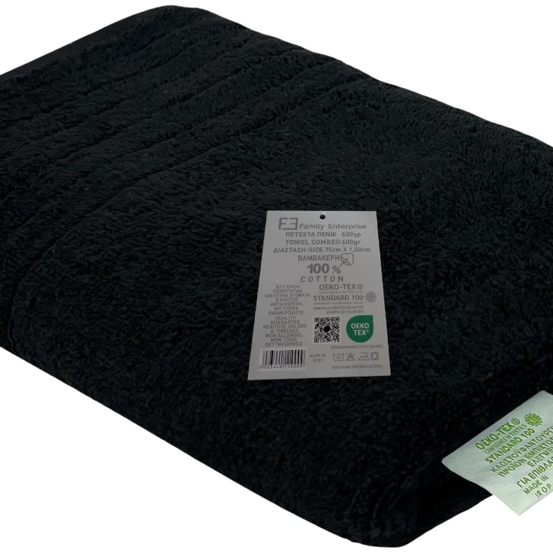 Πετσέτα Σώματος 70 Χ 140 Πενιέ Βαμβακερή 100% 600γρ 002336011X13