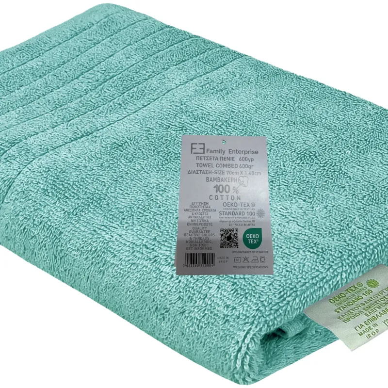 Πετσέτα Σώματος 70 Χ 140 Πενιέ Βαμβακερή 100% 600γρ 002336011X3
