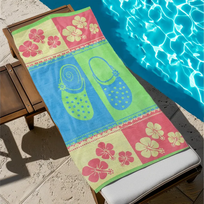 Πετσέτα Θαλάσσης Βαμβακερή 100% Αιγύπτου 90x170 013008011Σ62