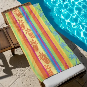 Πετσέτα Θαλάσσης Βαμβακερή 100% Αιγύπτου 90x170 013008011Σ75