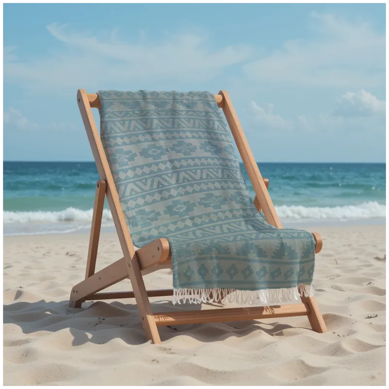 Πετσέτα Θαλάσσης 90x185 Βαμβακερή 100% Πεστεμάλ Αιγύπτου 013007011Σ106