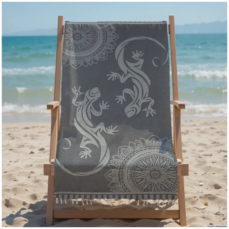 Πετσέτα Θαλάσσης 90x185 Βαμβακερή 100% Πεστεμάλ Αιγύπτου 013007011Σ98