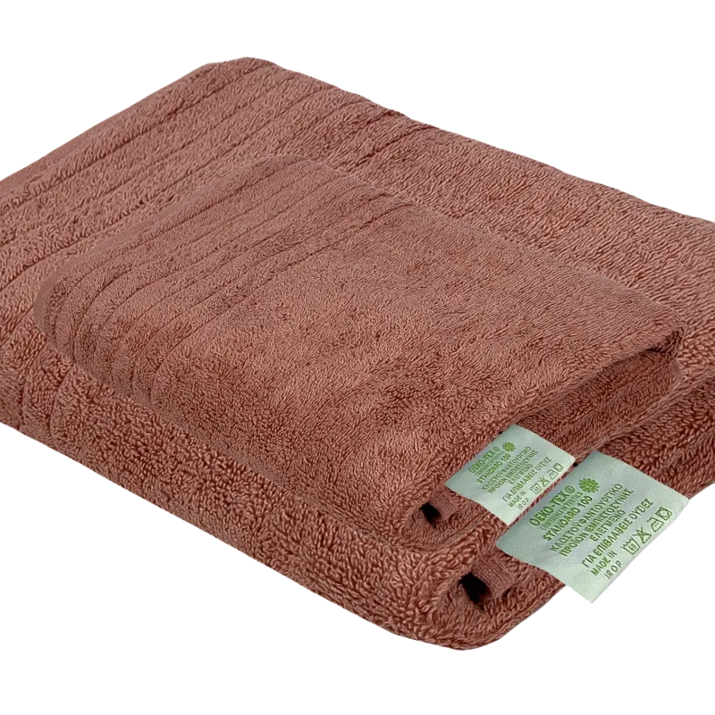 Σετ 2τμχ Πετσέτες Μπάνιου 70 Χ 140 - Χεριών 30 Χ 45 600γρ Πενιέ Βαμβακερές 100% 002349011Χ5