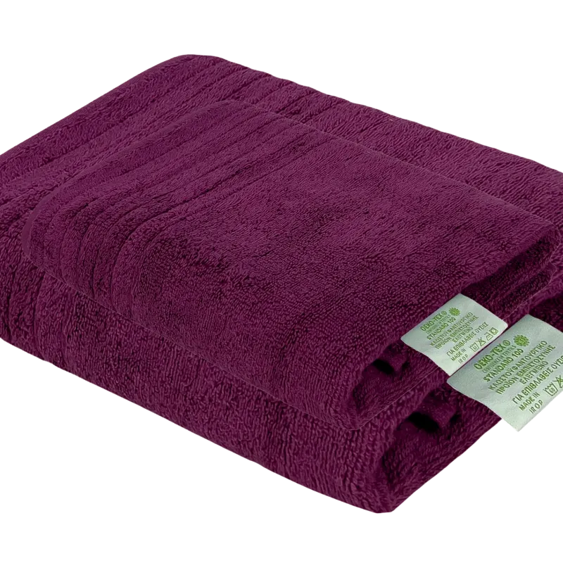 Σετ 2τμχ Πετσέτες Μπάνιου 70 Χ 140 - Χεριών 30 Χ 45 600γρ Πενιέ Βαμβακερές 100% 002349011Χ8