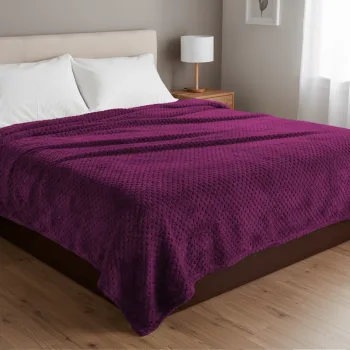 Κουβέρτα Βελουτέ Υπέρδιπλη Ζακάρ 220x240 001045011Χ9