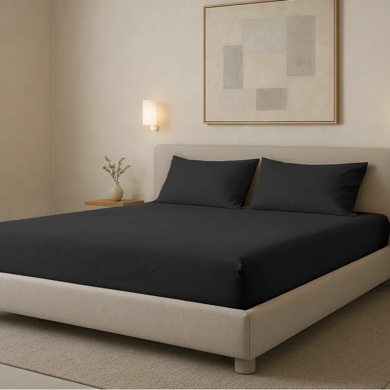 Σετ σεντόνι 3τμχ υπέρδιπλο με λάστιχο 180x200+35 Βαμβακερό 100% 001014011Χ80