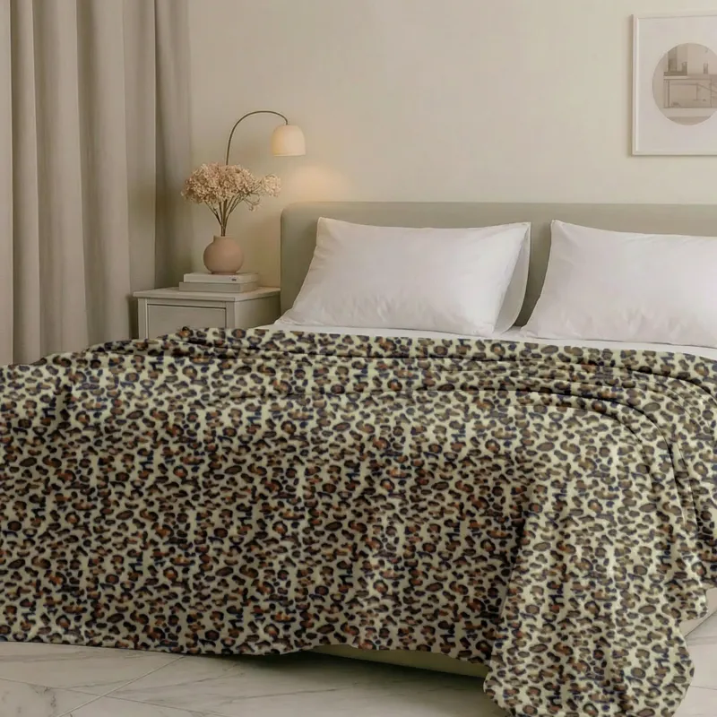 Fleece Κουβέρτα Υπέρδιπλη 220x240 Εμπριμέ 001052011Σ46