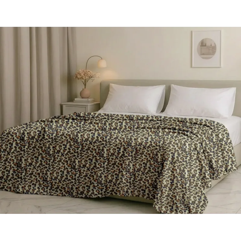Fleece Κουβέρτα Υπέρδιπλη 220x240 Εμπριμέ 001052011Σ46