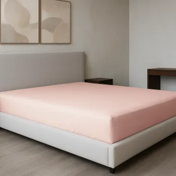 Σεντόνι υπέρδιπλο με λάστιχο Βαμβακερό 100% 180x200+35 μονόχρωμο 007440011Χ86