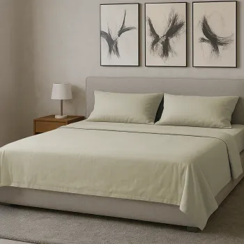 Σετ σεντόνια 4τμχ υπέρδιπλα 240x270-180x200+35 Βαμβακερά 100% 007446011Χ85