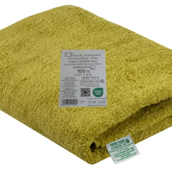 Πετσέτα Σώματος 70 Χ 1,30 Πενιέ Βαμβακερή 100% 450γρ 002186011Χ37