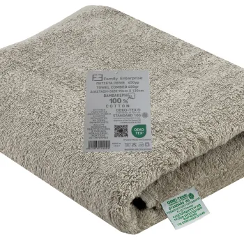 Πετσέτα Σώματος 70 Χ 1,30 Πενιέ Βαμβακερή 100% 450γρ 002186011Χ40