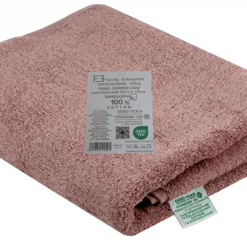 Πετσέτα Σώματος 70 Χ 1,30 Πενιέ Βαμβακερή 100% 450γρ 002186011Χ41