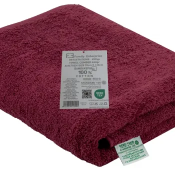 Πετσέτα Σώματος 70 Χ 1,30 Πενιέ Βαμβακερή 100% 450γρ 002186011Χ44