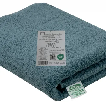 Πετσέτα Σώματος 70 Χ 1,30 Πενιέ Βαμβακερή 100% 450γρ 002186011Χ47