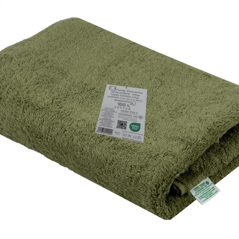 Πετσέτα Χεριών 30 Χ 40 Πενιέ 450γρ βαμβακερή 100% 002187011X43