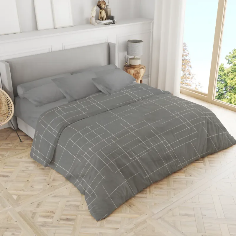 Σετ σεντόνια 3τμχ μονά Βαμβακερά 100% 170x270 εμπριμέ 007444011Σ68Χ82-1