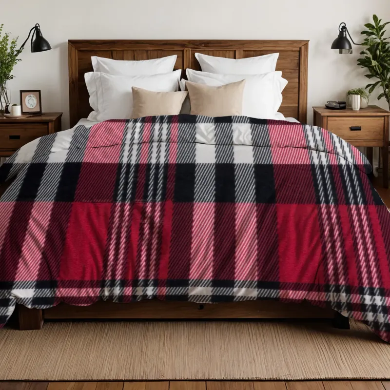 Σεντόνι Fleece-Φλις υπέρδιπλο 1,80 Χ 2,00 + 23 εμπριμέ 001033011Σ42