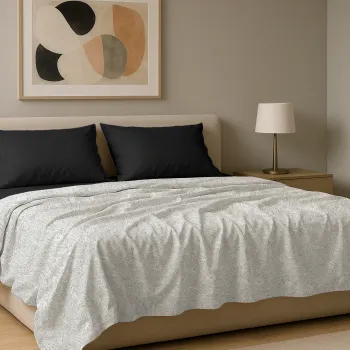 Σετ σεντόνια 4τμχ υπέρδιπλα 240x270 Βαμβακερά 100% εμπριμέ/μονόχρωμα 007443011Χ80Σ11-1