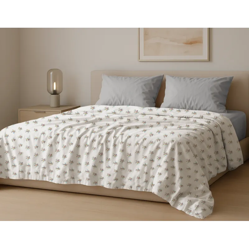 Σετ σεντόνια 4τμχ υπέρδιπλα 240x270-180x200+35 Βαμβακερά 100% εμπριμέ/μονόχρωμα 007443011Χ82Σ63