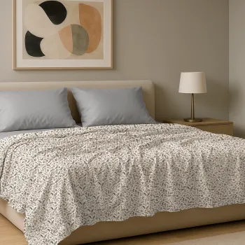 Σετ σεντόνια 4τμχ υπέρδιπλα 240x270 Βαμβακερά 100% εμπριμέ/μονόχρωμα 007443011Χ82Σ75-1