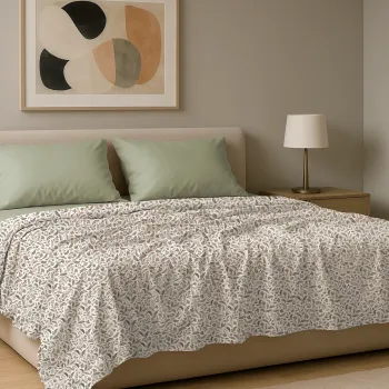 Σετ σεντόνια 4τμχ υπέρδιπλα 240x270 Βαμβακερά 100% εμπριμέ/μονόχρωμα 007443011Χ85Σ75-1