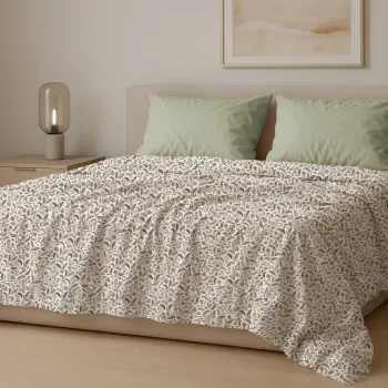 Σετ σεντόνια 4τμχ υπέρδιπλα 240x270-180x200+35 Βαμβακερά 100% εμπριμέ/μονόχρωμα 007443011Χ85Σ75