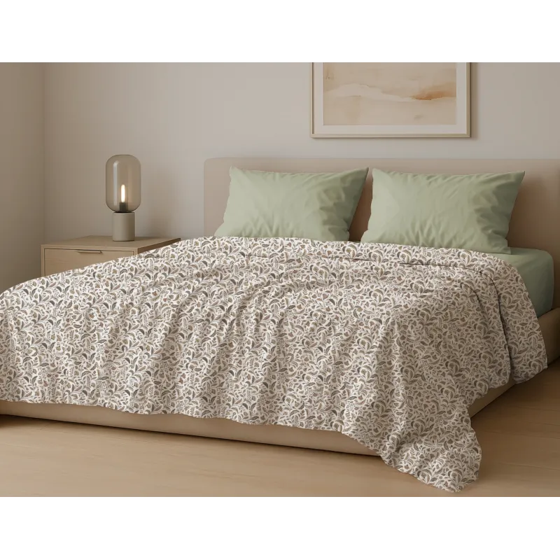 Σετ σεντόνια 4τμχ υπέρδιπλα 240x270-180x200+35 Βαμβακερά 100% εμπριμέ/μονόχρωμα 007443011Χ85Σ75