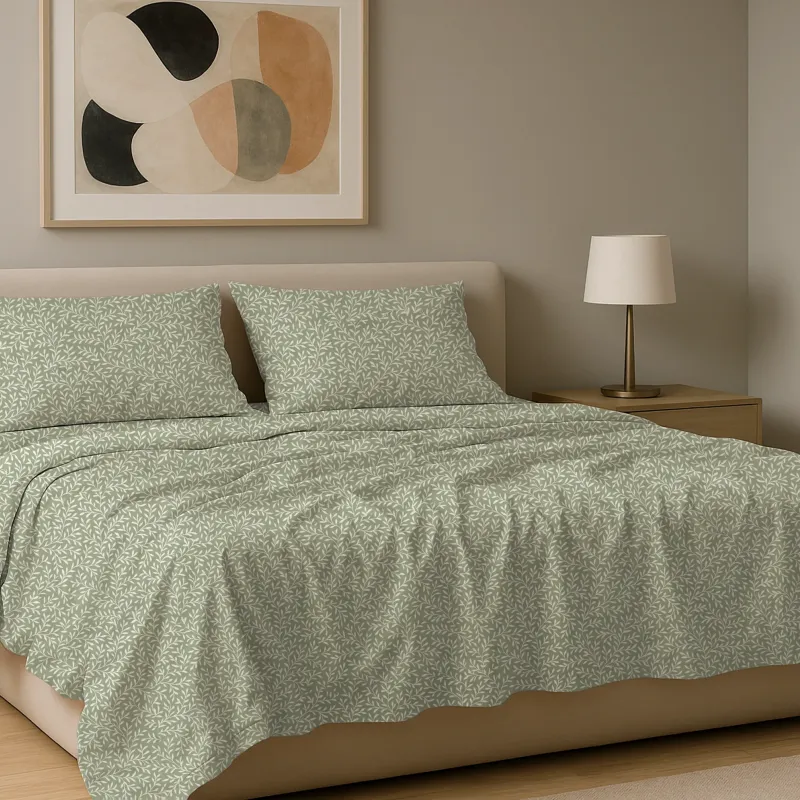 Σετ σεντόνια 4τμχ υπέρδιπλα 240x270 Βαμβακερά 100% εμπριμέ 007443011Σ1-1