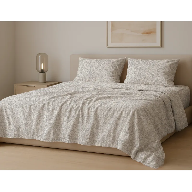 Σετ σεντόνια 4τμχ υπέρδιπλα 240x270-180x200+35 Βαμβακερά 100% εμπριμέ 007443011Σ11