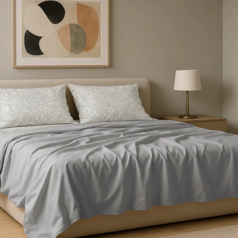 Σετ σεντόνια 4τμχ υπέρδιπλα 240x270 Βαμβακερά 100% εμπριμέ/μονόχρωμα 007443011Σ11Χ82-1