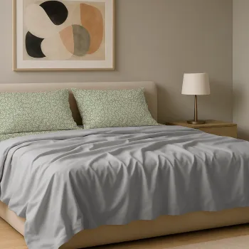 Σετ σεντόνια 4τμχ υπέρδιπλα 240x270 Βαμβακερά 100% εμπριμέ/μονόχρωμα 007443011Σ1Χ82-1