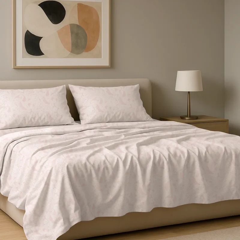 Σετ σεντόνια 4τμχ υπέρδιπλα 240x270 Βαμβακερά 100% εμπριμέ 007443011Σ55-1