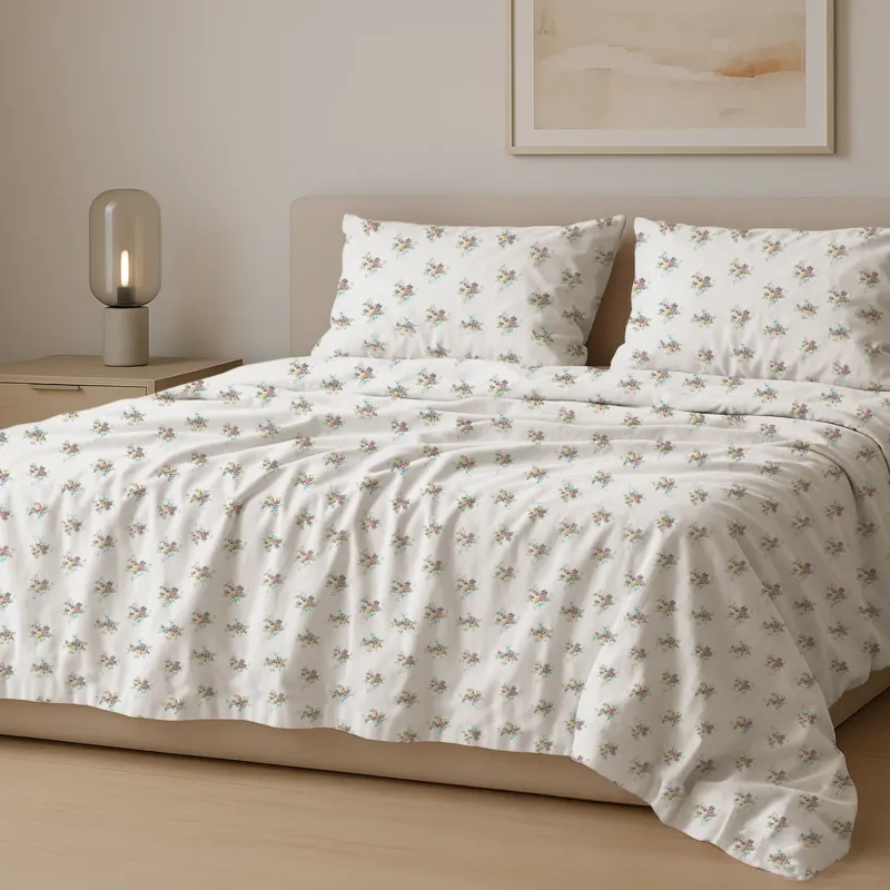 Σετ σεντόνια 4τμχ υπέρδιπλα 240x270-180x200+35 Βαμβακερά 100% εμπριμέ 007443011Σ63