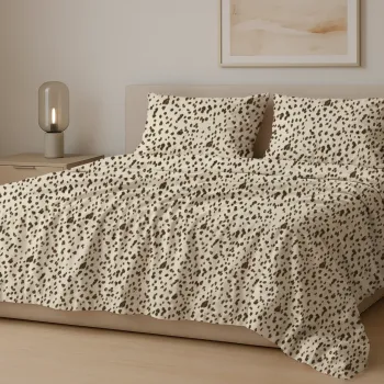 Σετ σεντόνια 4τμχ υπέρδιπλα 240x270-180x200+35 Βαμβακερά 100% εμπριμέ 007443011Σ74