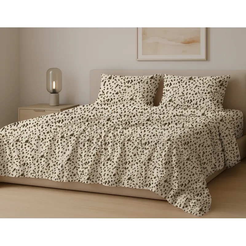 Σετ σεντόνια 4τμχ υπέρδιπλα 240x270-180x200+35 Βαμβακερά 100% εμπριμέ 007443011Σ74