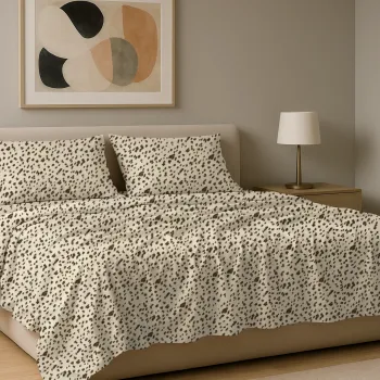 Σετ σεντόνια 4τμχ υπέρδιπλα 240x270 Βαμβακερά 100% εμπριμέ 007443011Σ74-1