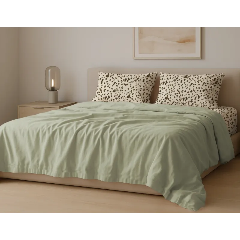 Σετ σεντόνια 4τμχ υπέρδιπλα 240x270-180x200+35 Βαμβακερά 100% εμπριμέ/μονόχρωμα 007443011Σ74Χ85