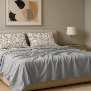 Σετ σεντόνια 4τμχ υπέρδιπλα 240x270 Βαμβακερά 100% εμπριμέ/μονόχρωμα 007443011Σ75Χ82-1