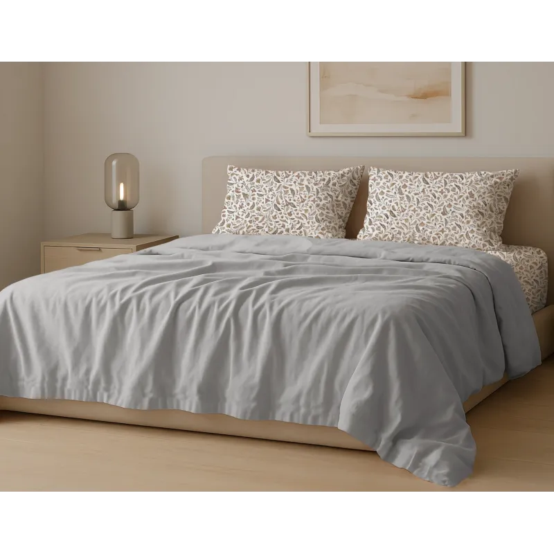 Σετ σεντόνια 4τμχ υπέρδιπλα 240x270-180x200+35 Βαμβακερά 100% εμπριμέ/μονόχρωμα 007443011Σ75Χ82