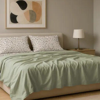 Σετ σεντόνια 4τμχ υπέρδιπλα 240x270 Βαμβακερά 100% εμπριμέ/μονόχρωμα 007443011Σ75Χ85-1