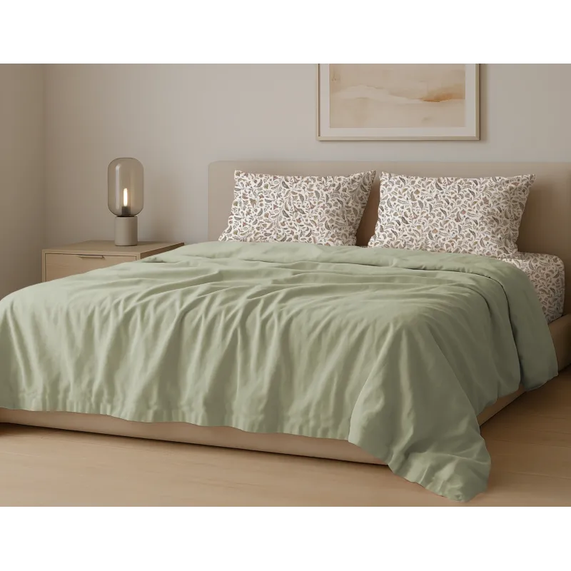 Σετ σεντόνια 4τμχ υπέρδιπλα 240x270-180x200+35 Βαμβακερά 100% εμπριμέ/μονόχρωμα 007443011Σ75Χ85
