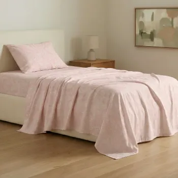Σετ σεντόνια 3τμχ μονά Βαμβακερά 100% 170x270 / 110x200+35 εμπριμέ 007444011Σ55